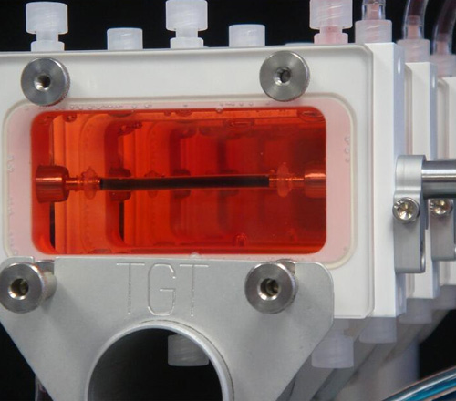 三維血管脈沖刺激培養(yǎng)與測(cè)試系統(tǒng)