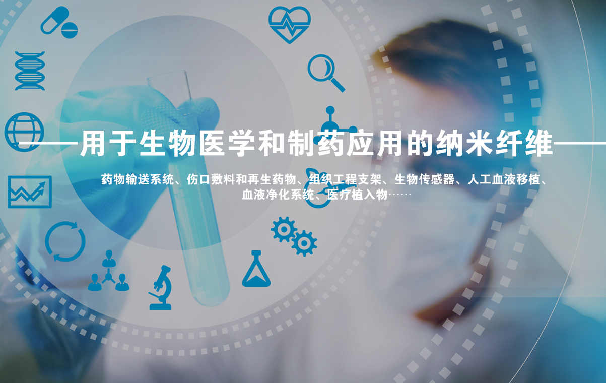 用于生物醫(yī)學(xué)和制藥應(yīng)用的納米纖維,藥物輸送系統(tǒng)、傷口敷料和再生藥物、組織工程支架、生物傳感器、人工血液移植、血液凈化系統(tǒng)、醫(yī)療植入物……